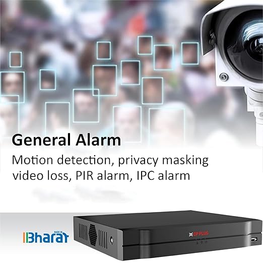 CP Plus 4Ch. Network Video Recorder, Max 80Mbps Network Bandwidth, Instastream/H.265/Smart H.264+, Up to 8MP Resolution, Support 1 SATA HDDs up to 8TB, 2 USB Ports(USB2.0) [CP-UNR-104F1] thumbnail 4