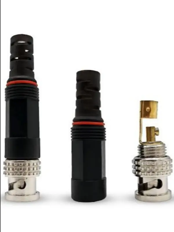 BNC BRASS CONNECTOR ( BLACK )