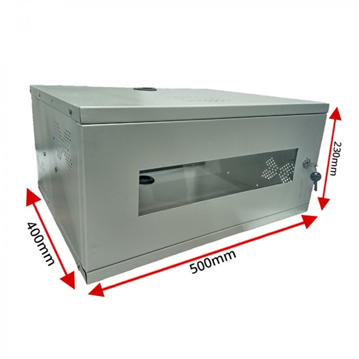 Metal 4U Folding Rack (with Brown Box)