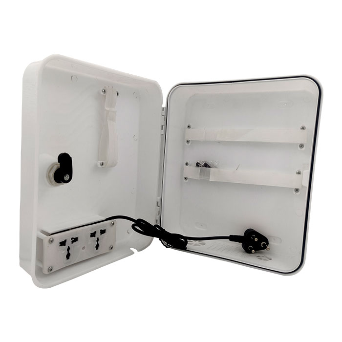 Share: Reviews Outdoor Plastic Rack POE Box with 2 Power Socket (MOQ: 1 pc) thumbnail 3