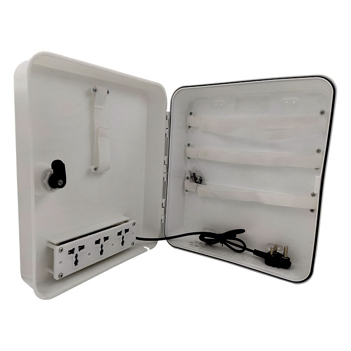 Outdoor Plastic Rack POE Box with 3 Power Socket (Mini DVR Box) (MOQ: 1 pc) thumbnail 2