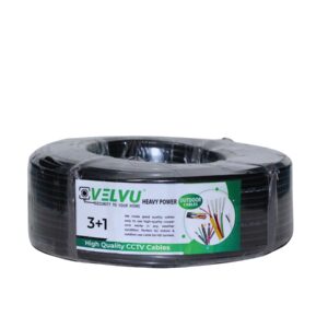 3+1 Outdoor cctv copper cable 90mtr