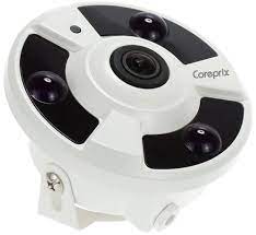 Coreprix 2.4MP AHD Fish Eye Camera CPH- 108 FE3 (White)