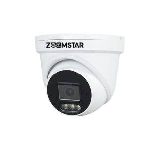 Zuumstar 5MP IP Metal Dual Light / Color Dome Camera With In-built Audio ZS-IP D55DLA