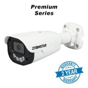 Zuumstar 5MP IP Metal Dual Light / Color Bullet Camera With In-built Audio ZS-IP B55DLA