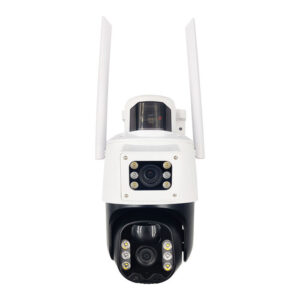 Shark Vision Active Pixel 4MP+4MP =8MP | Dual Lens Smart CCTV Camera | WiFi Wireless IP Home Security Camera